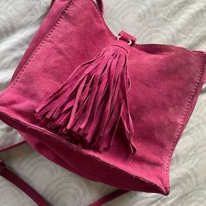 Zara Pink Tassel crossbody